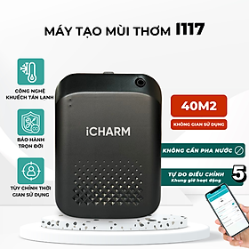 Máy xông tinh dầu, khuếch tán tạo mùi thơm cho cửa hàng, phòng ngủ, nhà vệ sinh 40m2 i117 iCHARM
