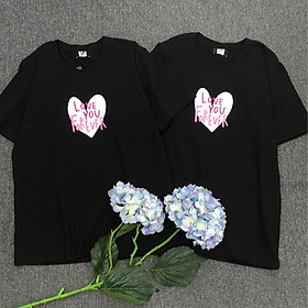 Áo thun đôi cao cấp chất liệu cotton 100% dành cho cặp đôi, thích hợp đi chơi, hẹn hò, chụp hình cưới C2.39