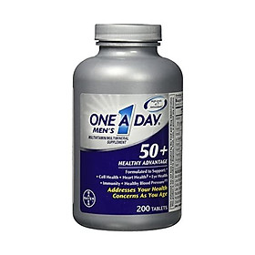 One A Day Mens 50+ Healthy Advantage, 200 Tablets