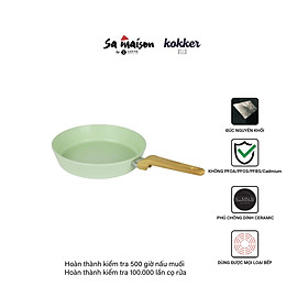 Mua Chảo chống dính phủ ceramic Oslo Kokker 28cm kèm nắp kính