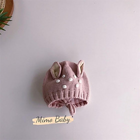 Mũ nón len hươu, nai đáng yêu cho bé 5m-2y mimo baby ML36