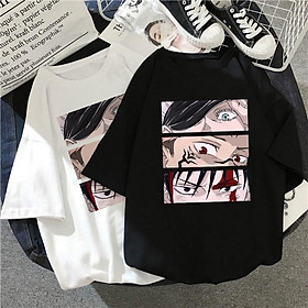 Áo phông Japanese Anime Jujutsu Kaisen ANime 2 màu đen trắng cực chất mẫu áo được yêu thích