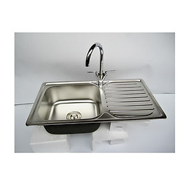 Mua Chậu rửa chén  rửa bát 01 hộc bằng inox 304  bền  chống rỉ
