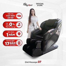 Ghế massage ELIP D7 - Chế độ massage hiện đại, Túi khí kép, Massage chân chuyên sâu