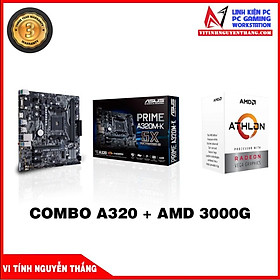 Hình ảnh COMBO MSI A320 + CPU AMD ATHLON 3000G - Hàng Chính Hãng