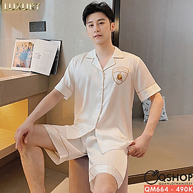 Bộ đồ pijama nam Luxury tay ngắn mềm mại QSHOP QM664