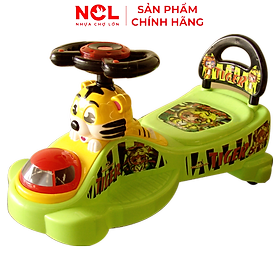 Xe lúc lắc Nhựa Chợ Lớn Con Hổ (Không nhạc ) - M1362A-X3B - Giao màu ngẫu nhiên