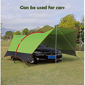 Mái che cắm trại siêu lớn Ultralarge Anti-Uv Summer Outdoor Super Large Camping Green|Brown