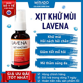 Xịt Hôi Nách, Tay, Chân Lavena Hỗ Trợ Giảm Tiết Mồ Hôi & Ngăn Mùi Hiệu Quả 30ml