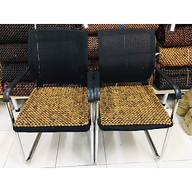 Mua Combo 2 lót ghế văn phòng hạt gỗ Bách Xanh cao cấp ( hình thật )