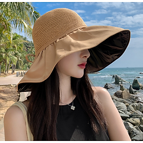 Mũ chống nắng vành to thời trang, nón rộng vành nữ cao cấp