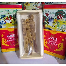 Hồng Sâm Củ Khô Hộp thiếc Daedong 37,5g Hàn Quốc 6 năm tuổi 3 củ