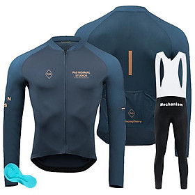 2023 PNS Đội Nam Mùa Hè Dài Tay Đi Xe Đạp Jersey MTB Maillot Ropa Ciclismo Đi Xe Đạp Quần Áo TKO Xuân Thu Đa Năng Color: cycling suit 8 Size: XS