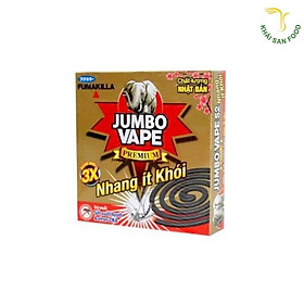 10 Hộp nhang đuổi muỗi ít khói Jumbo Vape mỗi hộp có 10 khoanh tặng thêm 2 khoanh