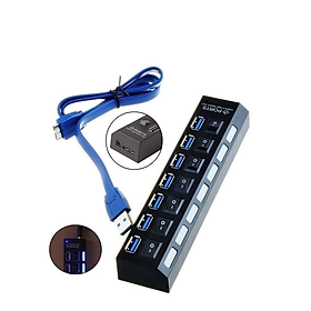 Mua Hub USB HI-SPEED 7 cổng 3.0 kết nối đa thiết bị tốc độ cao - Hàng chính hãng