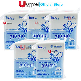 Combo 5 bịch khăn vải khô đa năng Mama (bịch 240 tờ)