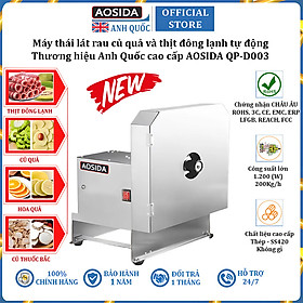 Mua Máy thái lát rau củ quả và thịt đông lạnh thương hiệu Anh Quốc AOSIDA QP-D003 cao cấp - Hàng Chính Hãng
