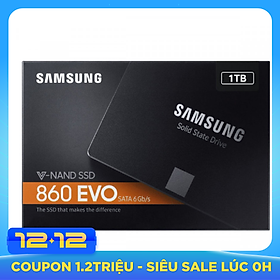 Ổ Cứng SSD Samsung 860 Evo 1TB Sata III 2.5 inch - Hàng Nhập Khẩu (Box Tiếng Anh)
