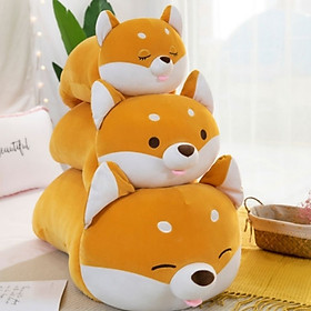 Gấu bông chó Shiba biểu cảm cute - Size từ 70cm đến 95cm - Quà tặng gấu bông chó shiba êm mịn
