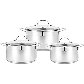 Mua Bộ nồi Inox 304 3 đáy Elmich EL-2322NK - Hàng chính hãng