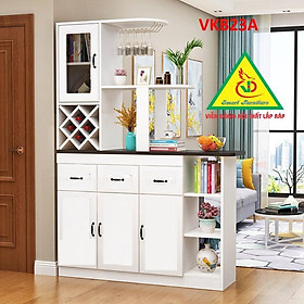 Mua Quầy bar mini kết hợp tủ rượu VKB23A ( không kèm ghế) - Nội thất lắp ráp Viendong Adv