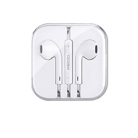 Mua ai Nghe Có Dây Nhét Tai RECCI jack 3.5mm - Có Mic - Âm Thanh Sống Động - Hàng Chính Hãng