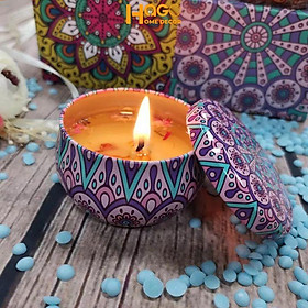 Mua Nến thơm phòng hoa khô thiên nhiên hương thơm dịu nhẹ  quyến rũ  xông phòng khử mùi  giảm căng thẳng  nguyên liệu sáp đậu nành