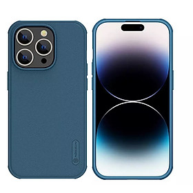 Ốp lưng sần chống sốc cho iPhone 14 Pro / 14 Pro Max mặt lưng nhám hiệu Nillkin Super Frosted Shield Pro cho khả năng chống sốc cực tốt, chất liệu cao cấp, mặt lưng nhám sang trọng - Hàng nhập khẩu