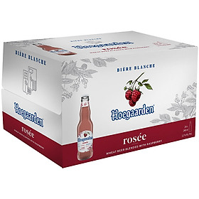 Thùng 24 Chai Bia Hoegaarden Rosée (248ml x 24 Chai)