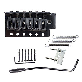 Replacement Electric Guitar Tremolo Bridge Set for Stratocaster Strat ST Guitar 52.5mm String Spacing