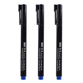 Vỉ 3 Cây Bút Ghi Đĩa (Lông Dầu) Marvy 2600S Ngòi Kim
