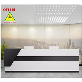 Mua Bàn lễ tân  quầy bán hàng  bàn dịch vụ thương mại đơn giản và hiện đại QTT315