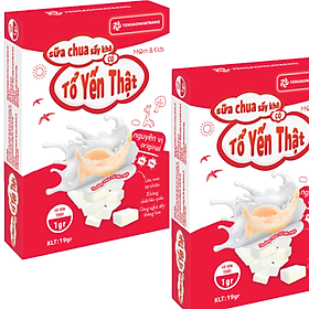 Combo 2 Sữa chua sấy khô có chứa tổ yến thật Yến sào Nha Trang