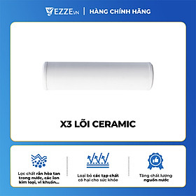 Mua   COMBO GIÁ SỐC   Combo 3 Lõi lọc Ceramic Đại Việt sản xuất sử dụng cho máy lọc nước Daikiosan & Makano- HÀNG CHÍNH HÃNG