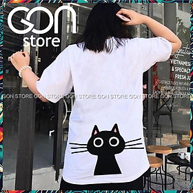 Áo thun tay lỡ nam nữ giá rẻ form rộng freesize unisex - CAT4S