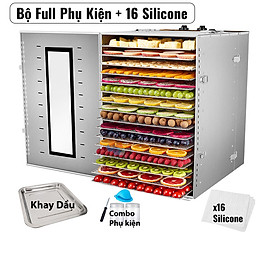 Mua Máy Sấy Thực Phẩm Inox HTG 16 Khay 40cm Khay Inox SS304 Chống Rỉ Sét  Chống Rơi  Hàng Chính Hãng