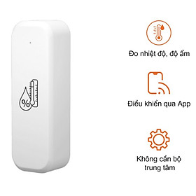 Mua Cảm Biến Nhiệt Ẩm Wifi Hunonic HNSSTWH Hàng Chính Hãng Kết nối: Wifi 2.4Hz Dải đo nhiệt độ -10 ~ 60 độ ( Sai số 1%)  Dải đo độ ẩm 20% ~ 98% ( Sai số 3% ) Kích thước: 70x25x20mm Trọng lượng: 50g