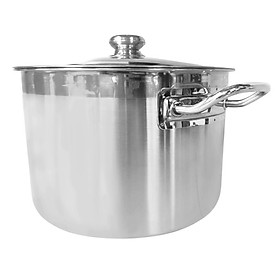Nồi Luộc Gà Inox 3 Đáy Fivestar Nắp Inox - Bạc