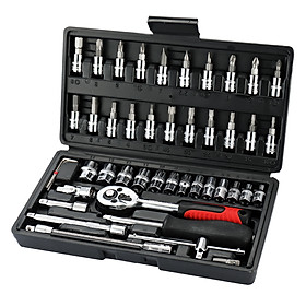 Hộp Dụng Cụ Sữa Chữa Ô Tô Xe Máy Đa Năng (46 Dụng Cụ)