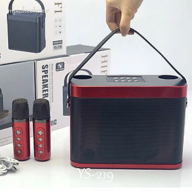 Mua Loa karaoke YS-219 có 2 micro không dây kiêm Bluetooth ( Hàng Chính Hãng )