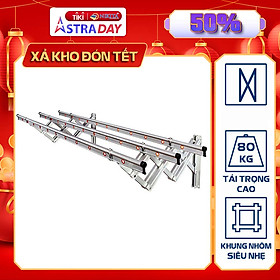 Mua Giàn phơi gắn tường Nhôm cao cấp 2m -GPGT-bạc