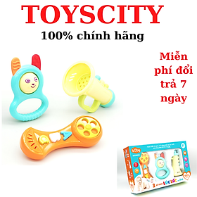 Đồ chơi sơ sinh dưới 1 tuổi Lúc Lắc Cho Trẻ DK580011 3 Món