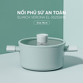 Nồi phủ sứ an toàn Elmich Verona EL-5525SK