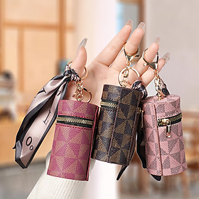 Móc khóa đa năng cao cấp bằng da - Ví đựng tiền mini thời trang phong cách hiện đại ,túi đựng son môi, chìa khóa xe hơi mặt dây chuyền xinh xắn cute