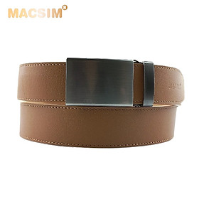 Thắt lưng nam da thật cao cấp nhãn hiệu Macsim MS025