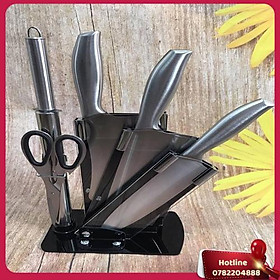 Bộ Dao Inox 6 Món Hàng Nhật - Miễn Phí Vận Chuyển