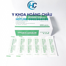 Kim lấy mụn - Kim chích máu Blood Lancet (Hộp 200 cây)