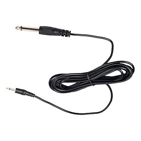 300cm Male 6.35mm to Male 3.5mm Cable for Electric Guitar Violin Cello Parts