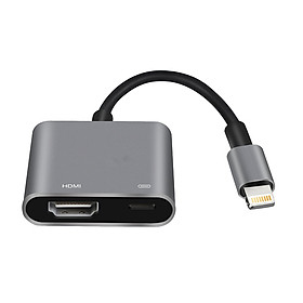 Bộ Chuyển Đổi Từ Cổng Lightning Sang HDMI Chất Lượng 1080P HD Dành Cho iPhone/iPad/iPod
