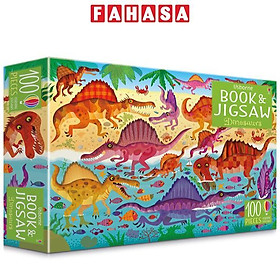 Usborne Book And Jigsaw Dinosaurs